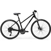 Merida Crossway 300 Women's - Black - MY24 Hybrid Bike